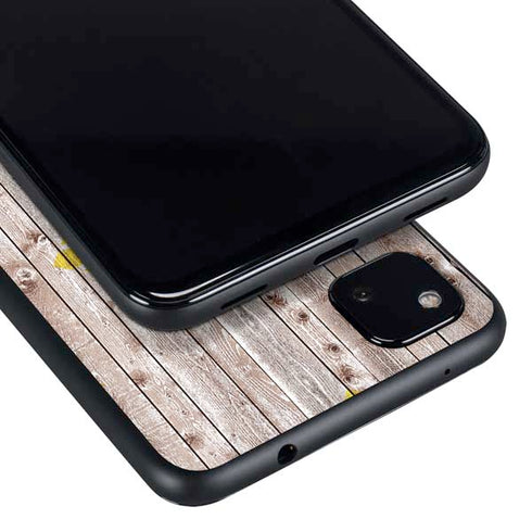 Philippines Flag Dark Wood Google Pixel 4a Skin